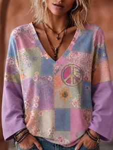 damen-ubergroe-bluse-druck-blumen-12540450-purpur-3