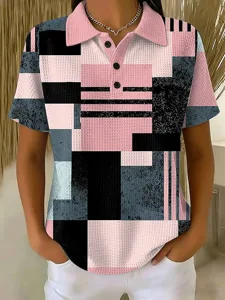 damen-waffel-poloshirts-grafik-geo-10686137-rosa-3