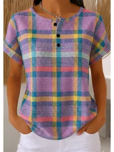 damen-waffel-struktur-strick-tops-10247225-purpur-3