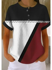 damen-waffel-struktur-strick-tops-10247225-schwarz-und-rot-1