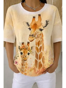 damen-waffel-t-shirt-stricktops-mi-16665580-gelb-1