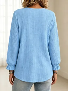 damen-waffelhemd-bluse-einfarbig-v-17432682-default-4