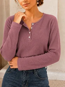 damen-waffelhemd-einfarbig-einfach-13674140-purpur-5