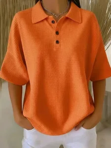 damen-waffelhemd-t-shirt-einfarbig-16261530-orange-6