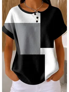 damen-waffle-struktur-strick-tops-14017028-schwarz-und-weiss-2