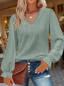 damen-weie-elegante-spitze-tops-lo-12019228-grun-6