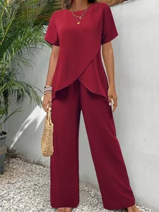 damen-zweiteilige-sets-chiffon-kur-10621444-rote-7