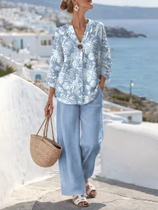damen-zweiteilige-sets-leinenartig-17493771-blau-1
