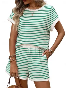 damen-zweiteilige-sets-shorts-sets-17627445-grun-9