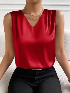elegantes-armelloses-satin-tanktop-15379851-rote-13