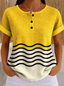 frauen-waffle-t-shirt-grafik-geome-16997454-gelb-5