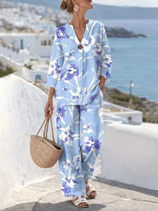 frauen-zweiteilige-sets-leinenahnl-12998924-blau-3