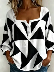 karneval-damen-bluse-druck-grafik-10263377-schwarz-und-wei-1