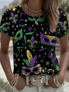 karnival-damen-t-shirt-druck-blume-16959318-schwarz-1