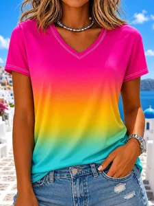 musikfestival-damen-t-shirt-druck-ombre-rosa-1
