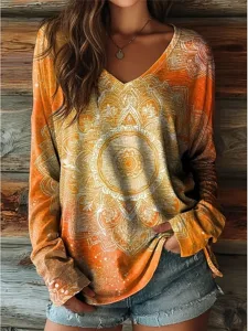 neujahr-damen-t-shirt-druck-ombre-grafik-orange-5