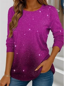 neujahr-damen-t-shirt-grafik-vinta-13104829-fuchsie-3