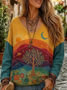 ostern-damen-ubergroe-bluse-druck-12091848-gelb-2