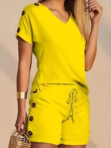 zwei-teile-damen-mode-straenbeklei-18648261-gelb-4