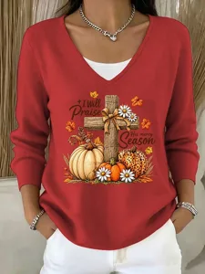 damen-pullover-mode-taglich-lassig-14817121-rote-1