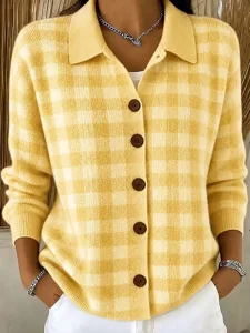 damen-strickjacke-strickpullover-s-14588899-gelb-2